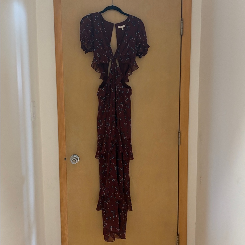 WAYF "Laviana" Cut-out Maxi Dress -size Small - Picture 2 of 4